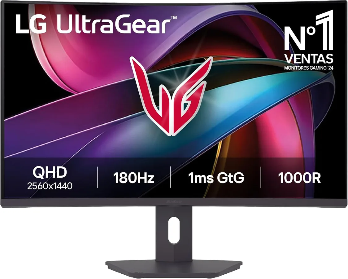 LG UltraGear 32G600A-B 32" Curvo QHD